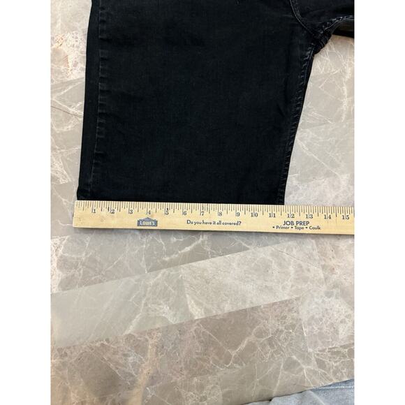 Levis 569 Shorts Mens 40 Black baggy Summer Casual Denim Pockets Red Tab - Picture 5 of 8